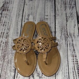 Circus by‎ Sam Edelman Tan Cutout Sandals Sz. 8